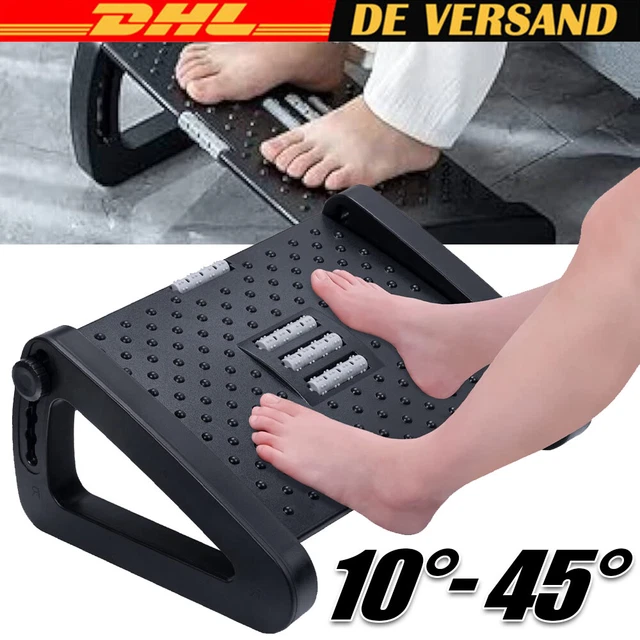 Fußstütze Schreibtisch Fußablage Fußbank Fußhocker Ergonomisch Höhenverstellbare
