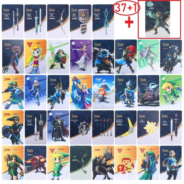 26/37/38pcs Zelda Tears Of The Kingdom Amiibo Nfc Tag Cards For
