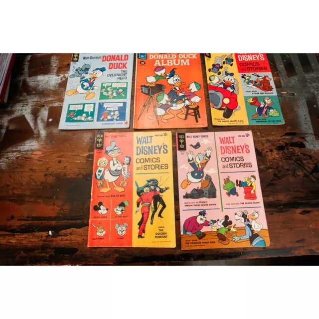 WALT DISNEYS COMICS Stories Comic Lot Donald Duck Album Zorro Iron Man