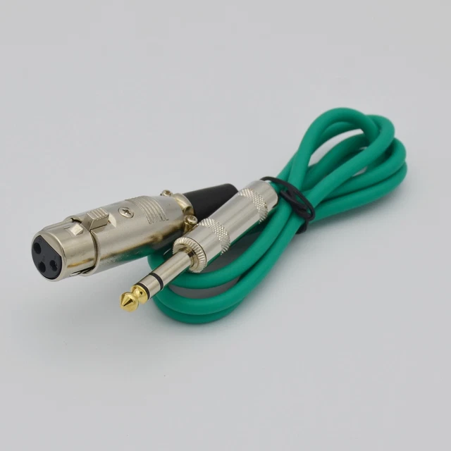 XLR Female To 6.35mm 1/4 '' Male Microphone Stereo Audio Cable TRS Jack Lead/Mic