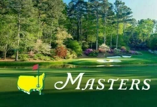 1-4 Tix Masters 2025 Tuesday Practice Round Badge Augusta National