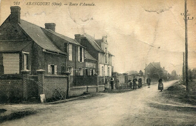 Carte ABANCOURT Route d'Aumale