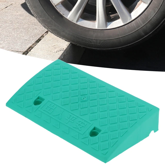 Rampa di soglia in plastica per cordolo portatile spessore 9 cm per auto vialetto HD