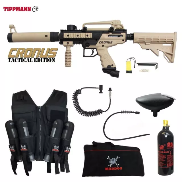 Tippmann Cronus Tactical Paintball Gun Marker Semi Automatic - Olive  669966991472