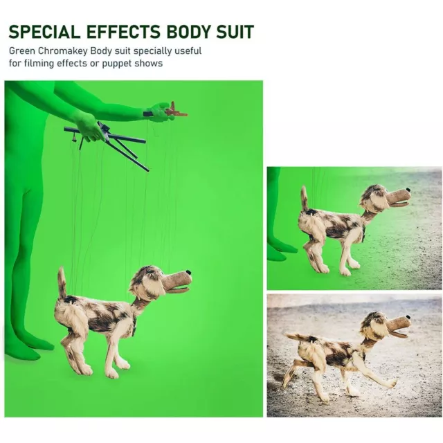 Stretch Backdrop Bodysuit Adult Costume Green Screen Photo Video Background 3