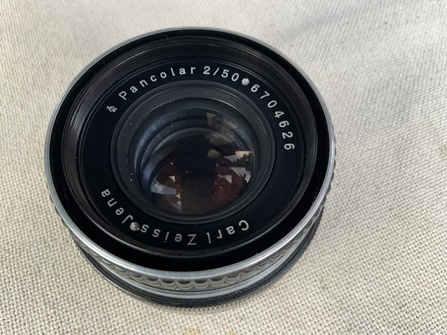 Carl Zeiss Jena Objektiv Pancolar 50mm f/2,0 M42 Anschluss