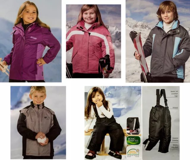 Kinder Skijacke,Snowboardjacke,Schneehose,Wasserdicht,Bionic Finish,ÖkoTex100