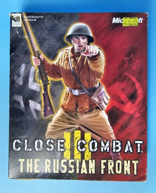 CLOSE COMBAT III 3 THE RUSSIAN FRONT BIG BOX VERSIONE per PC COMPLETO IN OTTIME CONDIZIONI Disco Ex