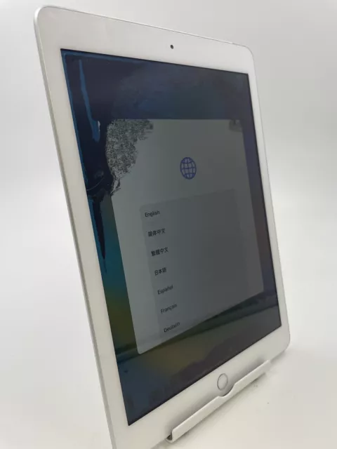 Apple iPad 5th Gen A1823 Silver IOS Tablet Faulty Read Below