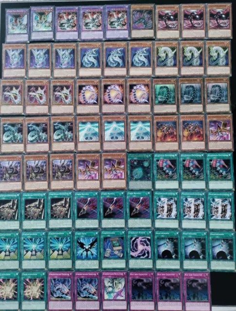 YU-GI-OH Cyber Drache Deck Core  SDCS Deutsch 70+ Karten