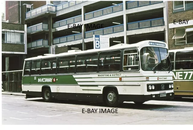 Original 35mm Bus /  Coach slide  Leyland  / Willowbrook  . Maidstone & District
