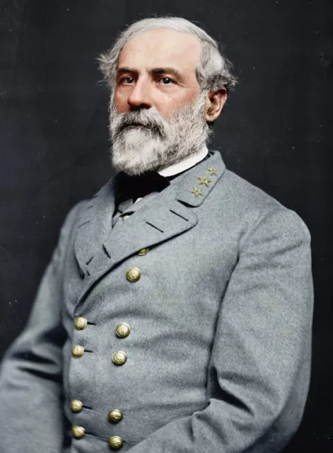 American Civil War Confederate General Robert E. Lee Painting Photo Print 8x10