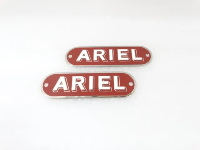 Set Essence TANK'S Rouge Autocollant Badges Monogramme Pour Vintage Ariel Motos