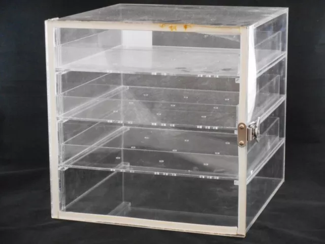 Lab Acrylic Desiccator Cabinet Dry Box w/ 3 Removable Shelves 12 x 12 x 12"