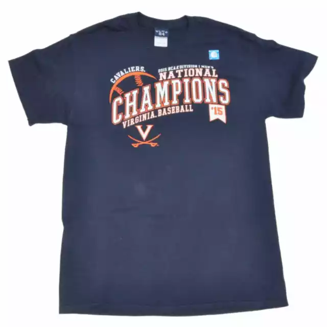Virginia Cavaliers 2015 CWS College World Series National Champs Blue 84 T-Shirt