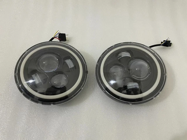 Paire De Phares Ronds LED 7" Pouces Pour Suzuki Samurai SJ410