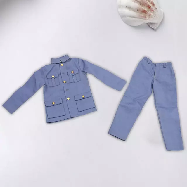 1/6 Clothing with Trousers Stylish Handmade Doll Clothes for 12 inch Figures