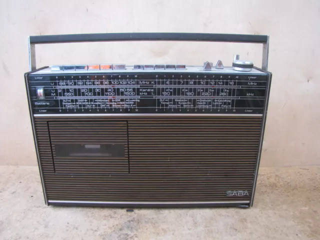 SABA RCR 354 Radiorecorder_Fundzustand. 