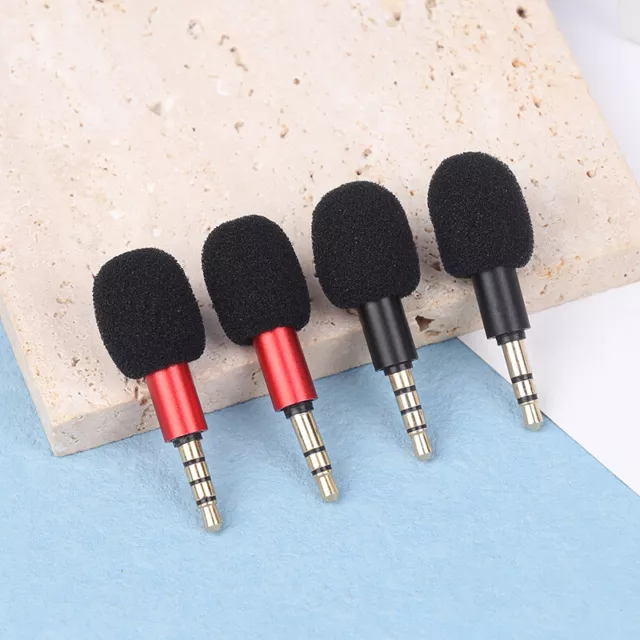 1Pc 3.5mm Mini Microphone Stereo Studio Mic KTV For Smart Phone Laptop Mini Mi e