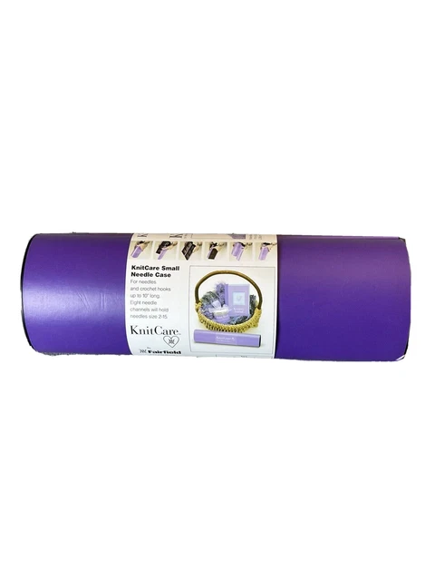 Estuche con aguja pequeña KnitCare de Fairfield regalo almacenamiento de tejido regalo acolchado costura