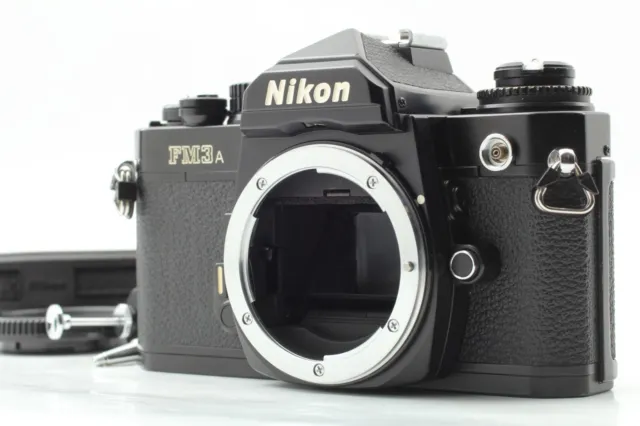 [NEAR MINT+++ w/ Strap] Nikon FM3A Black SLR 35mm Film Camera Body JAPAN #1299
