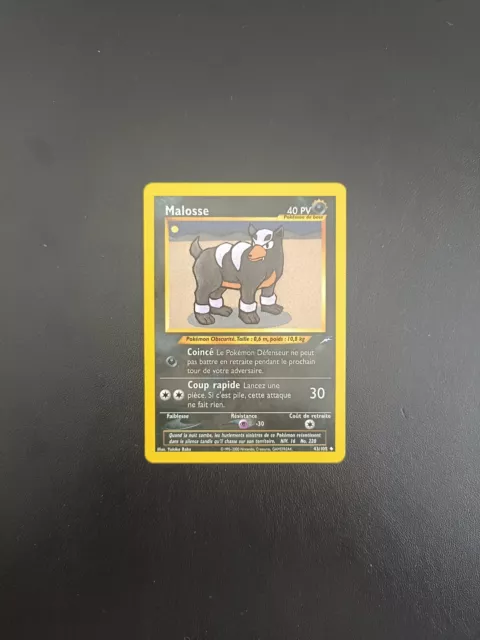 Carte Pokémon Malosse 43/105 Unco Neo Destiny Wizards FR NM