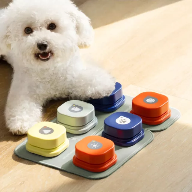 MEWOOFUN Dog Button Record Talking Pet Communication Vocal Training Interactive