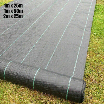 Weed Control Fabric Heavy Duty Weed Driveway Membrane Ground Cover Woven 100GSM