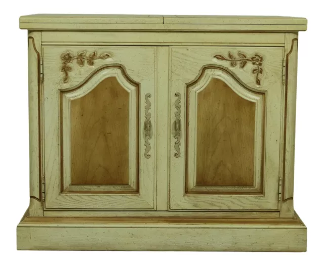 52148EC: THOMASVILLE Country French Flip Top Oak Server Cabinet