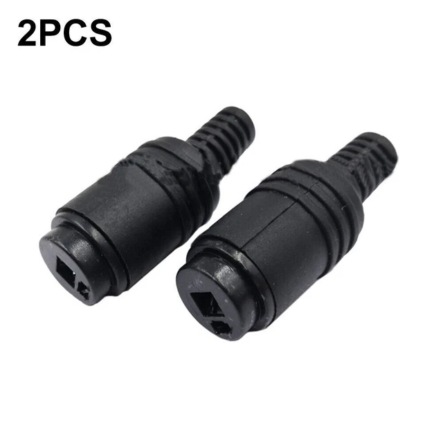 EMSea 10pcs Prise DIN 2 Broches avec Bornes à Vis Remplacement pour Équipement Audio et Vidéo Connecteur DIN Adaptateur de Prise Composants Électriques, Noir EMSea 10pcs Prise DIN 2 Broches avec Bornes à Vis Remplacement pour Équipement Audio et Vidéo Connecteur DIN Adaptateur de Prise Composants Électriques, Noir