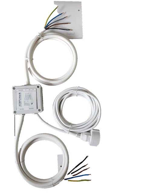 POWER SPLITTER, KOCHFELD mit Backofen an einen Herdanschluß 1-2-2m