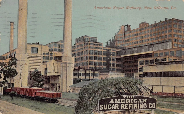 J76/ New Orleans Louisiana Postcard c10 American Sugar Refinery Factory 364