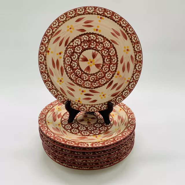 Juego de 8 platos de postre para ensalada Temptations Old World de Tara 8" Usado en excelente estado