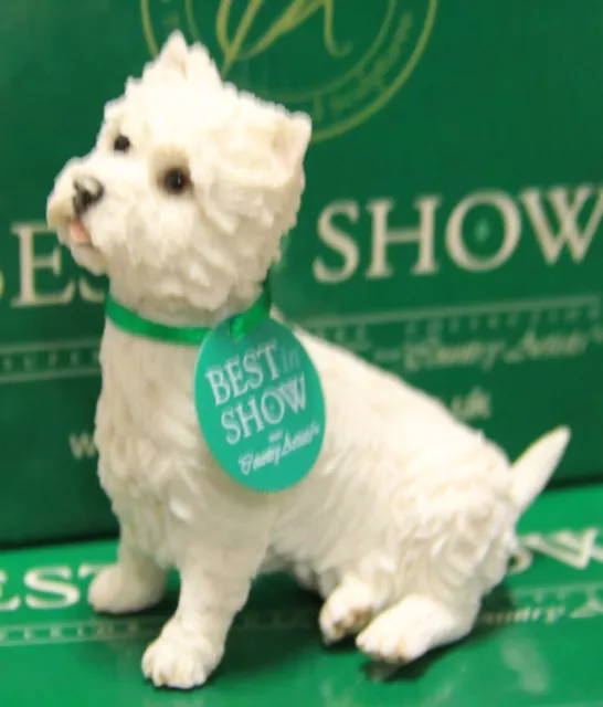 Country Artists-Best in Show "West Highland Terrier sitting* No: 01906-rare 3