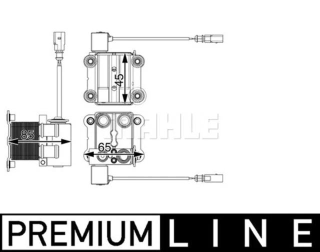 MAHLE Kühler Antriebsbatterie BEHR *** PREMIUM LINE *** ACH 1 000P für PORSCHE