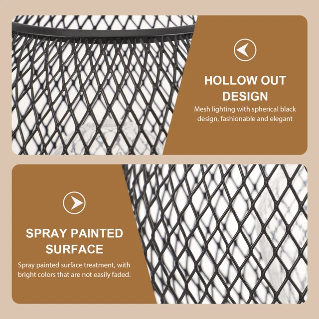 WROUGHT IRON CREATIVE Hollow Spray Paint Night Light Decorative £14.58