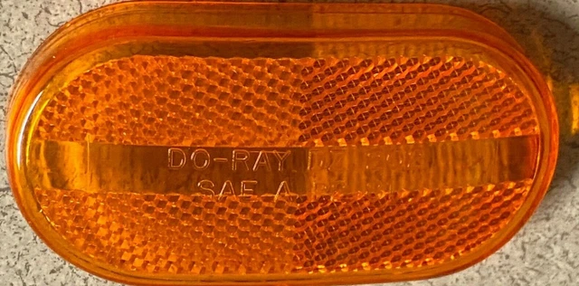99045Y TRUCK-LITE Ricambio Lenti, Signal-Stat, Riflettente Ambra 10.2cm X 5.1cm