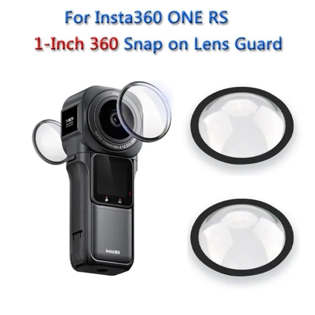 Protectores de lentes para Insta360 R S 1 pulgada 360 cámara lente doble 360 mod Q1F8