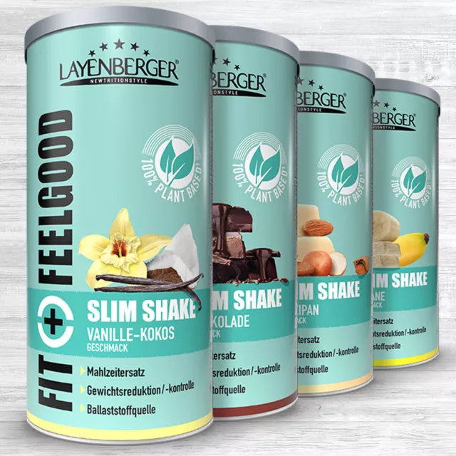 Layenberger Fit+Feelgood Slim Shake Plant 369g  27,07€/kg Vegane Diät-Mahlzeit