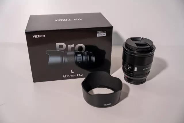 Viltrox 27mm f1.2 APSC AF Pro XF Lens SONY E-Mount, Boxed, Mint Condition