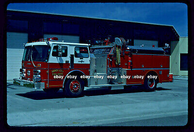 Sandy UT 1984 Duplex Grumman pumper Fire Apparatus Slide