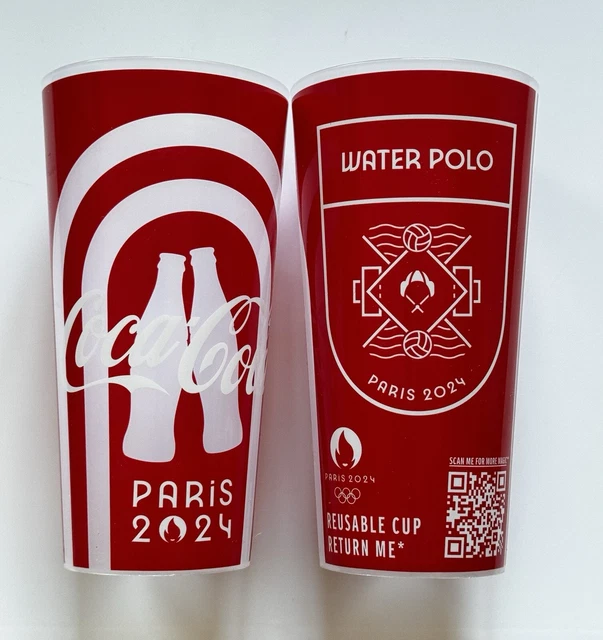 Coupe Collector Coca Cola Paris 2024 Jeux Olympiques Basketball – Édition Rare France