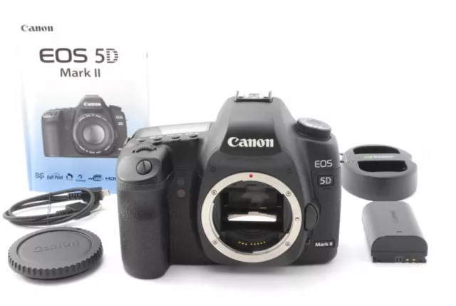 【MINT】Canon EOS 5D Mark II 21.1 MP Digital SLR Camera Black Body From Japan