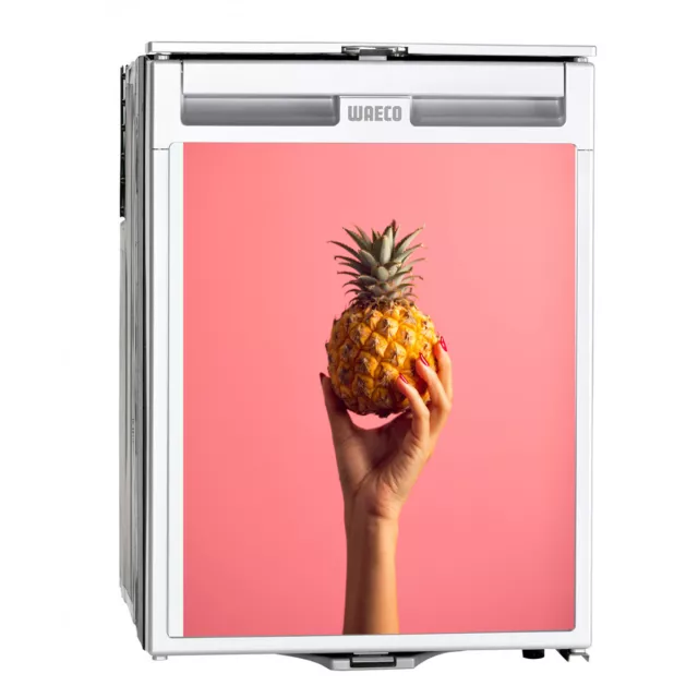 Waeco Camper van Fridge Wrap Stickers Printed Graphics Bubble Free Pineapple