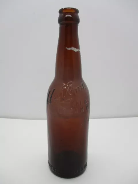 West End Brewing Co. Utica NY 12 1/2 oz. Glass Bottle Antique Vintage