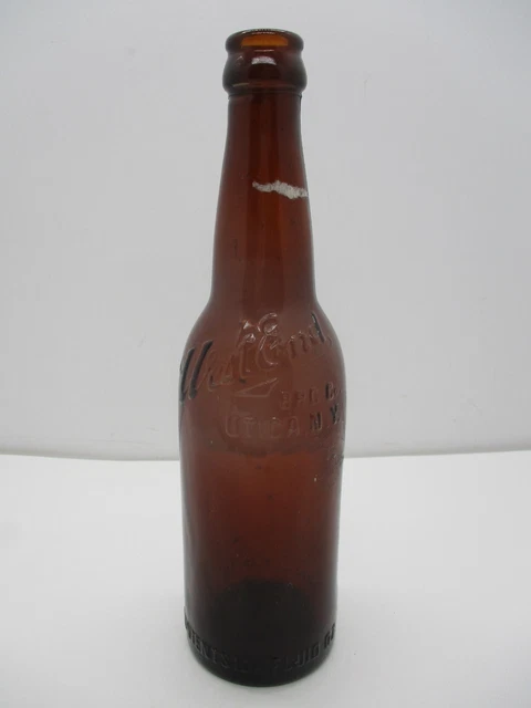 West End Brewing Co. Utica NY 12 1/2 oz. Glass Bottle Antique Vintage