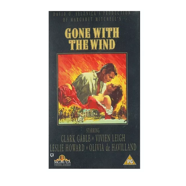 Gone With The Wind VHS, Clark Gable, Vivien Leigh, Leslie Howard, Mgm Home Vidéo