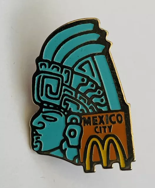 McDonald's sehr seltenes & sammelbares Reversnadelabzeichen, Mexiko-Stadt