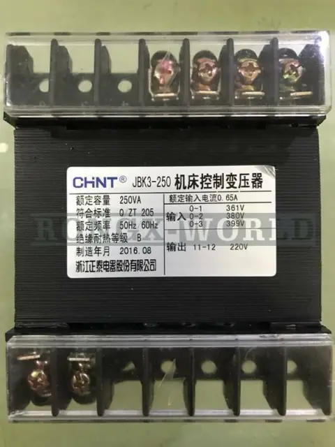 1x NEW CHNT JBK3-250VA Machine Tool Control Transformer 361V380V399V to 220V