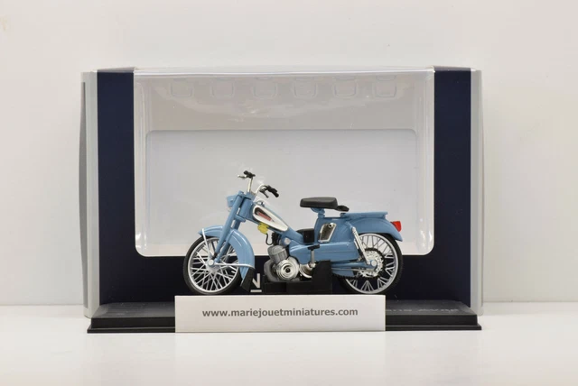 Miniature Motobécane AV88 La Bleue 1976 – Norev – Échelle 1/18 – Collection Limitée – Environ 10 Cm